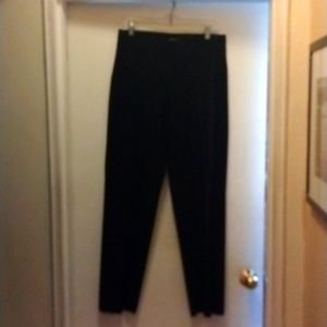 Women's Eileen Fisher Crepe Knit Stretch Black Size M Pants